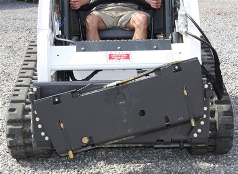 rotating skid steer plate|skid steer plate for excavator.